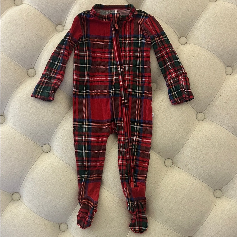 Posh Peanut Tartan Christmas Footie